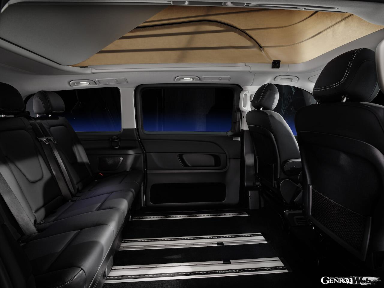 Vクラスのデビュー10周年を記念した「メルセデス・ベンツ Vクラス マルコポーロ ホライゾン」のインテリア。