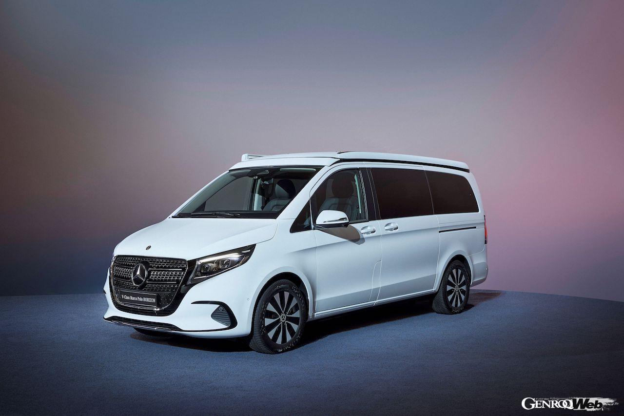 Vクラスのデビュー10周年を記念した「メルセデス・ベンツ Vクラス マルコポーロ ホライゾン」のエクステリア。