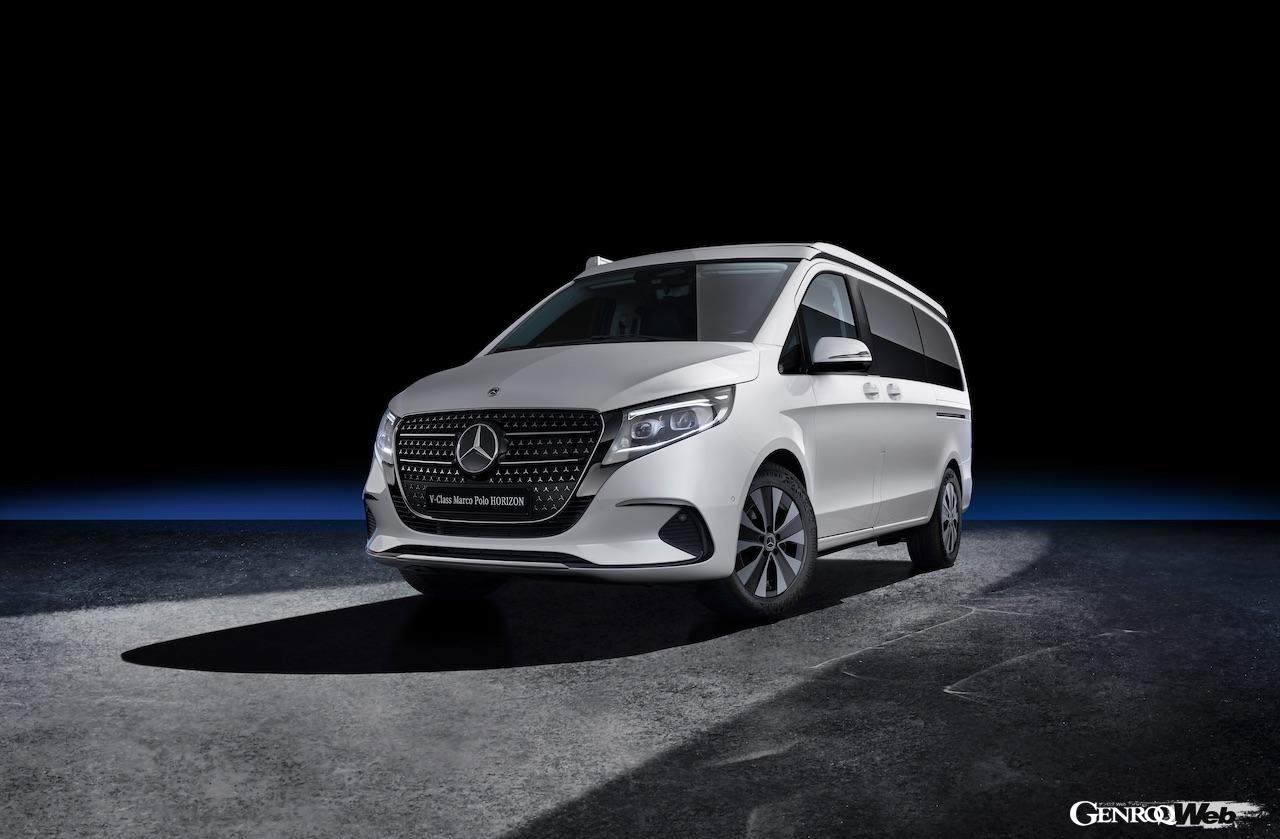 Vクラスのデビュー10周年を記念した「メルセデス・ベンツ Vクラス マルコポーロ ホライゾン」のエクステリア。