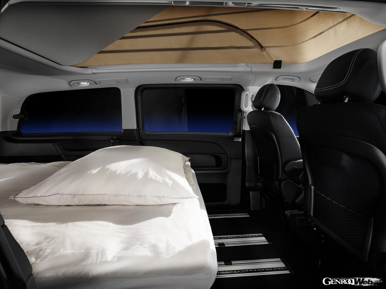 Vクラスのデビュー10周年を記念した「メルセデス・ベンツ Vクラス マルコポーロ ホライゾン」のインテリア。