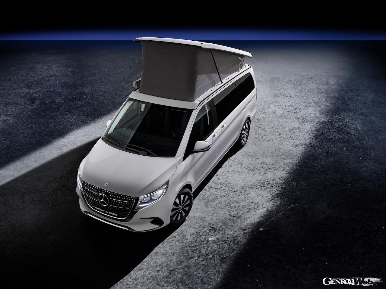 Vクラスのデビュー10周年を記念した「メルセデス・ベンツ Vクラス マルコポーロ ホライゾン」のエクステリア。