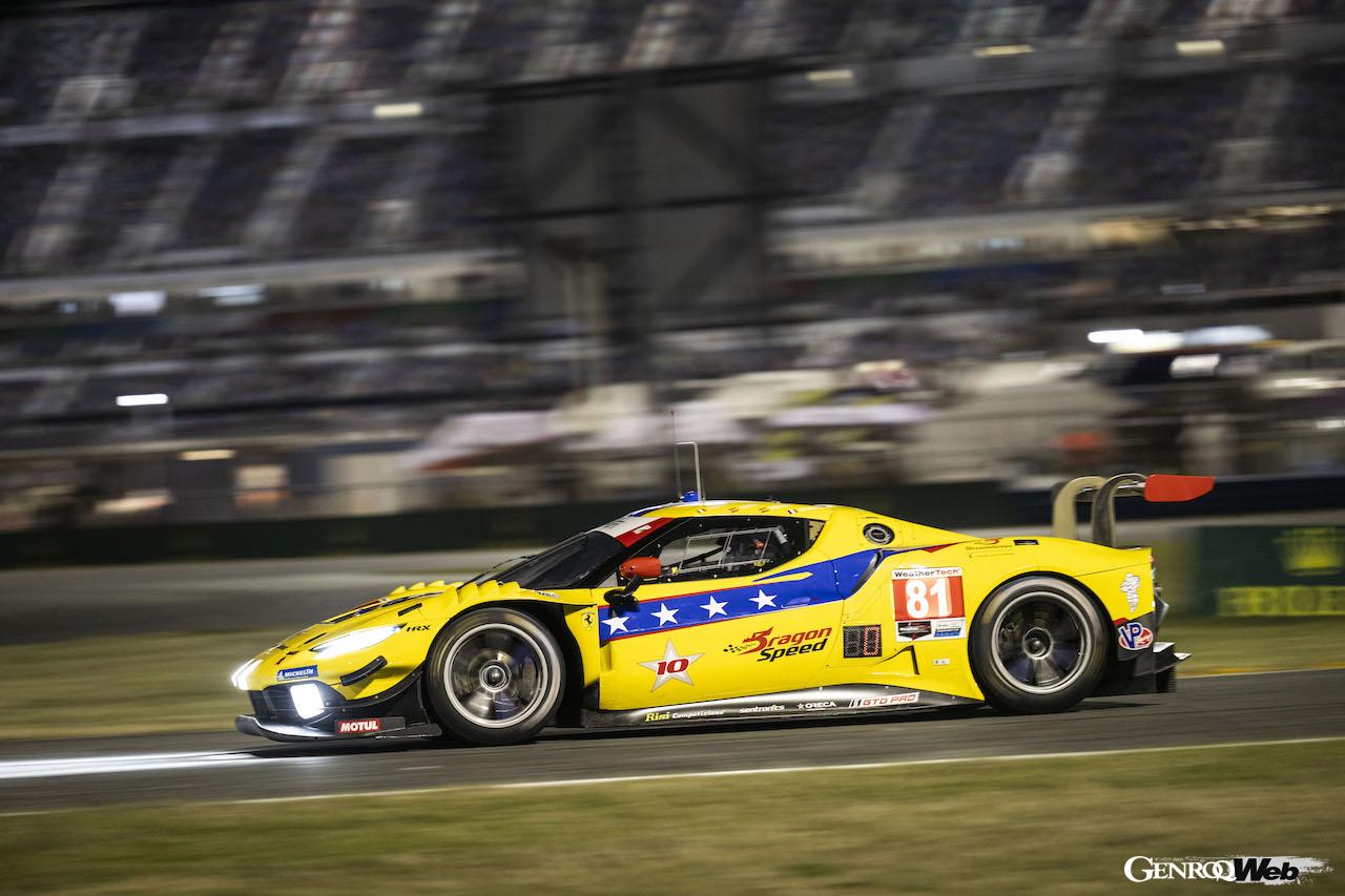 GTDプロクラス連覇を狙ったフェラーリだったが、ドラゴンスピードの296 GT3 81号車は6位に終わった。