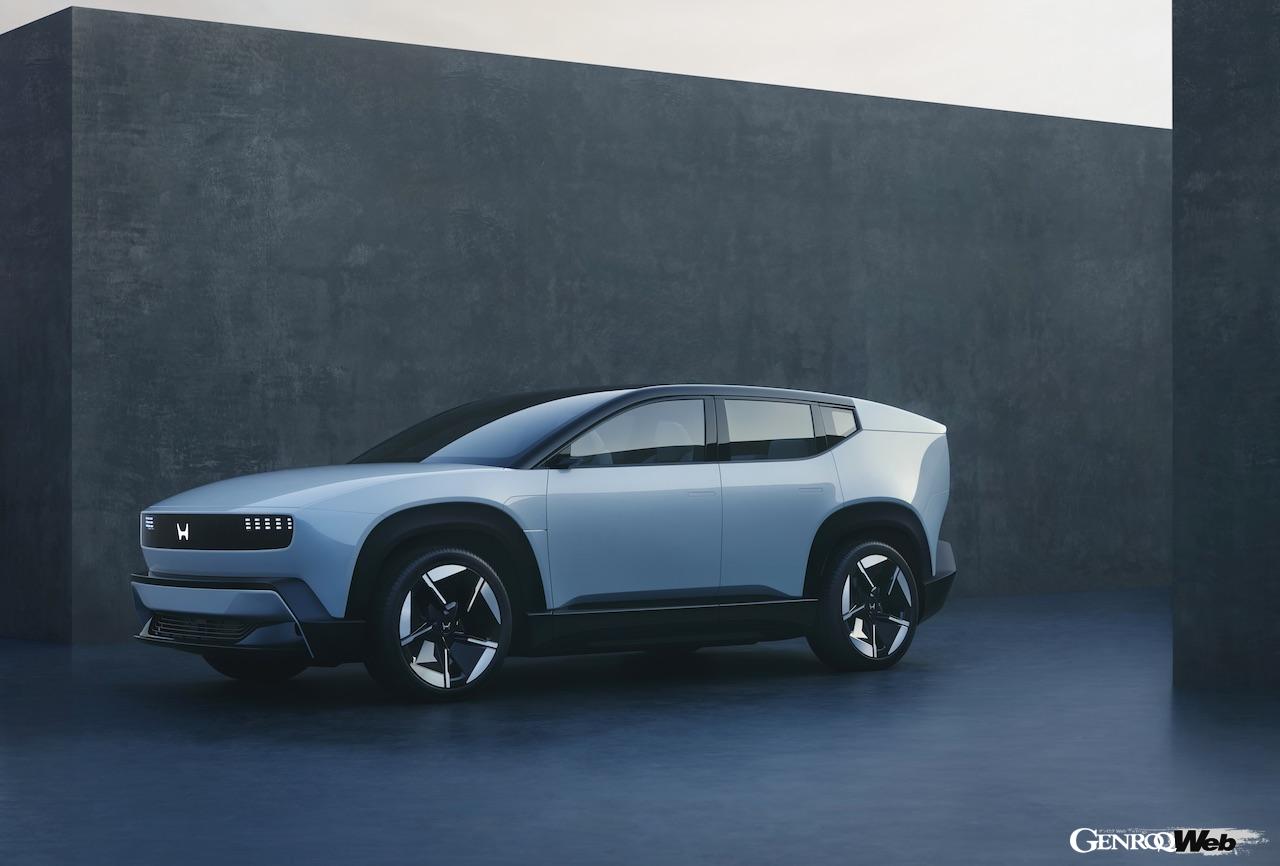 2026年に市販化される新世代EV、「ホンダ 0 SUV」のエクステリア。