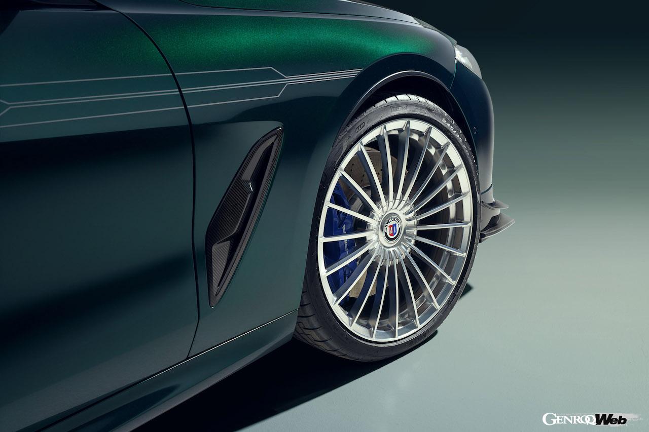 最後のアルピナ製モデルとなる「BMW アルピナ B8 GT」の21インチ・鍛造ホイール。