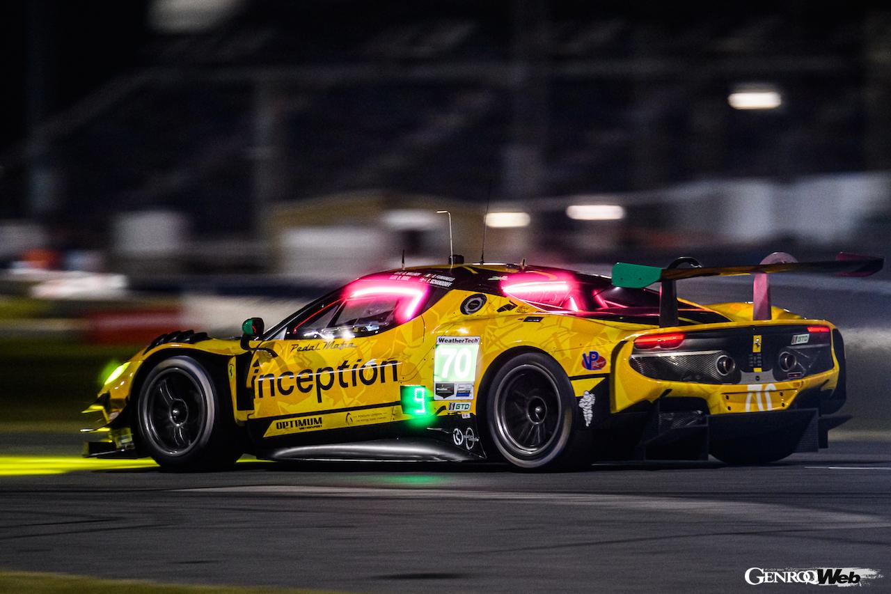 IMSA開幕戦「デイトナ24時間レース」のGTDクラスに参戦する「フェラーリ 296 GT3」。