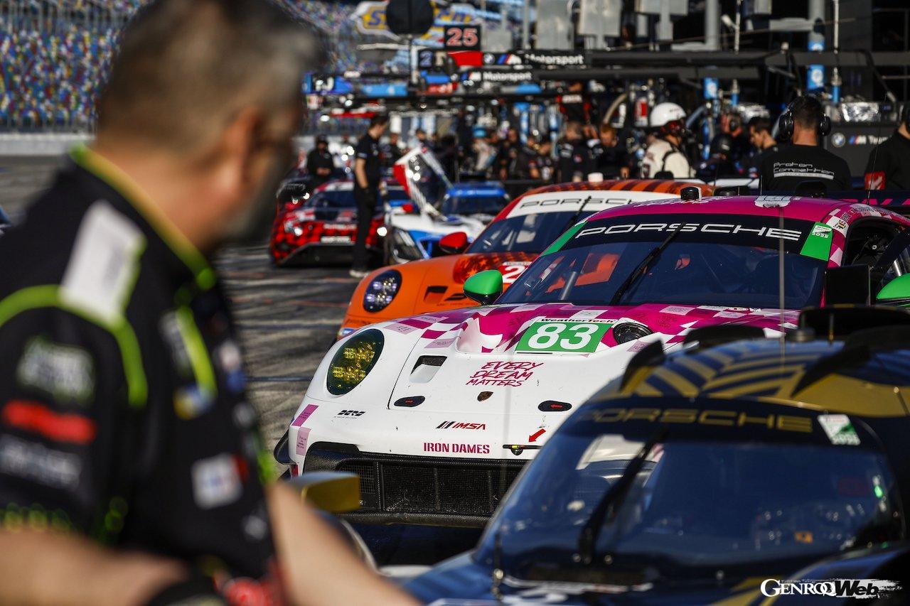 GTDプロ・クラスとGTDクラスに参戦する、ポルシェ 911 GT3 R。