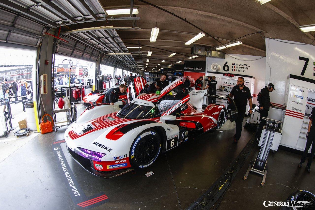 テストセッション「Roar Before the 24 」において、確実な走行を披露したポルシェ 963。