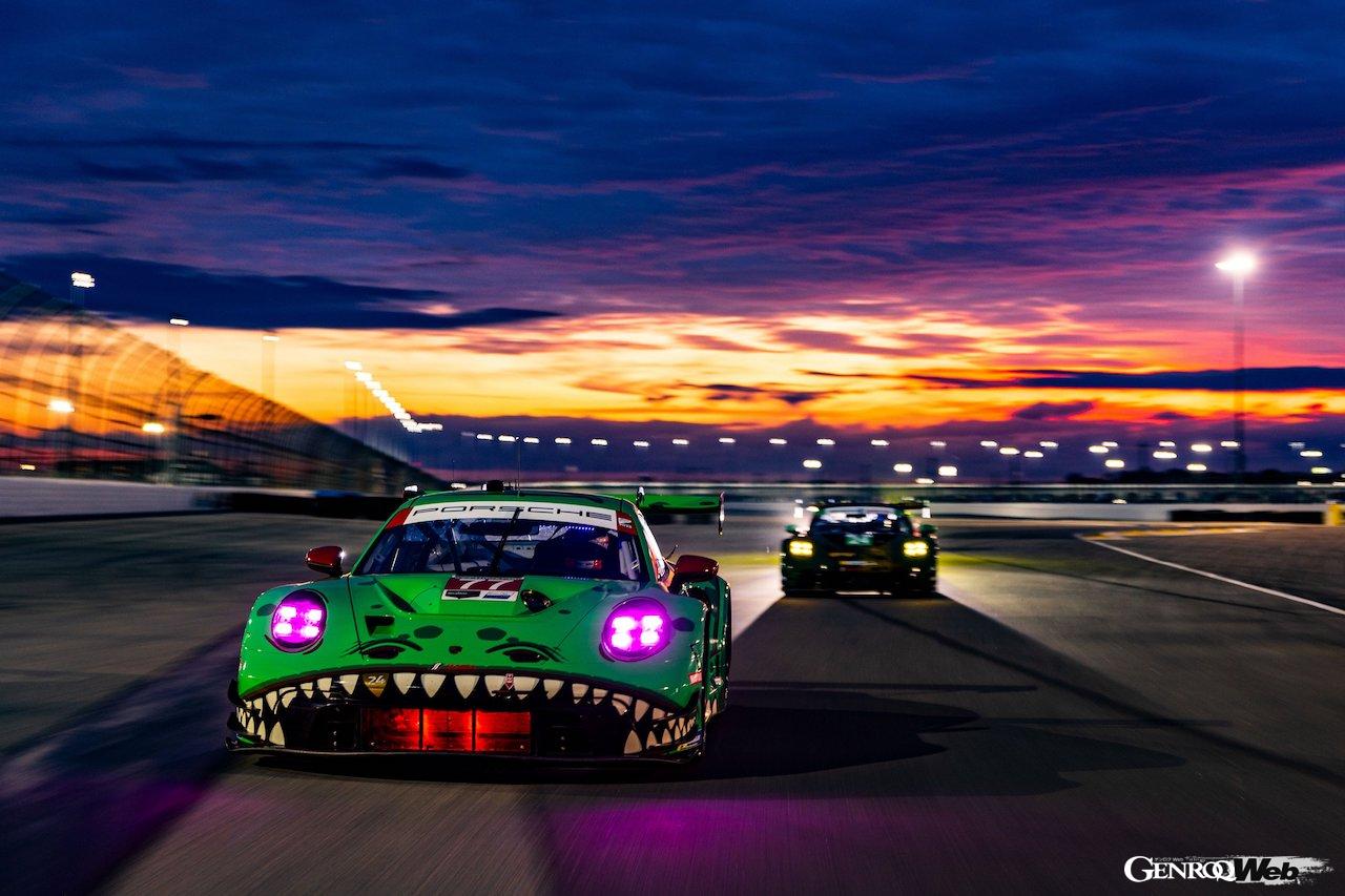 GTDプロ・クラスとGTDクラスに参戦する、ポルシェ 911 GT3 R。