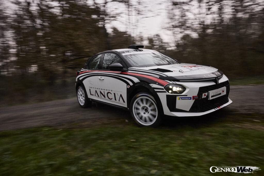 2025年3月1日にFIAホモロゲーション取得を予定している「イプシロン ラリー4 HF」。すでに欧州全土から80台以上のオーダーを獲得している。