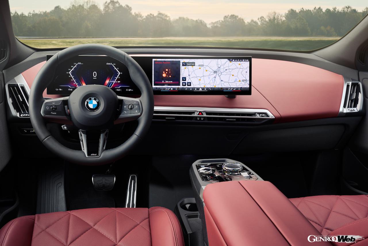 フル電動クロスオーバー「BMW iX」改良新型のインテリア。