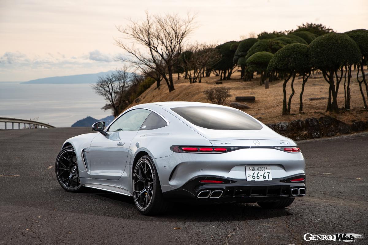 力強く大胆に張り出した前後フェンダーがパフォーマンスを物語る。