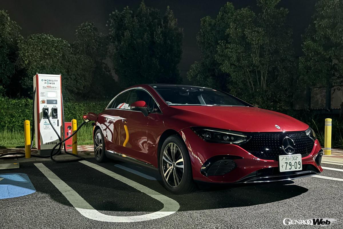 メルセデス・ベンツEQE350＋でBEVの長距離移動を体験。