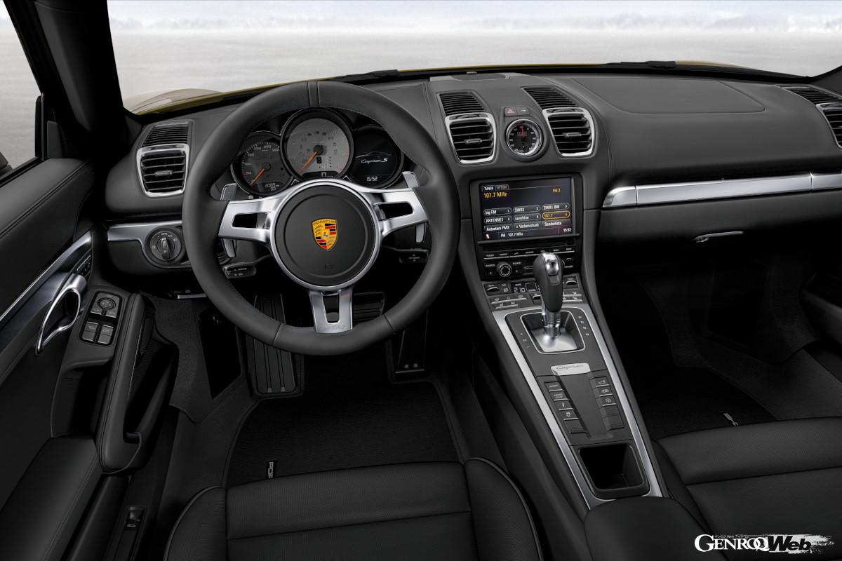 ポルシェ ケイマンSのインテリア