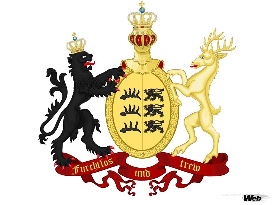 ヴュルテンベルク王国の紋章。