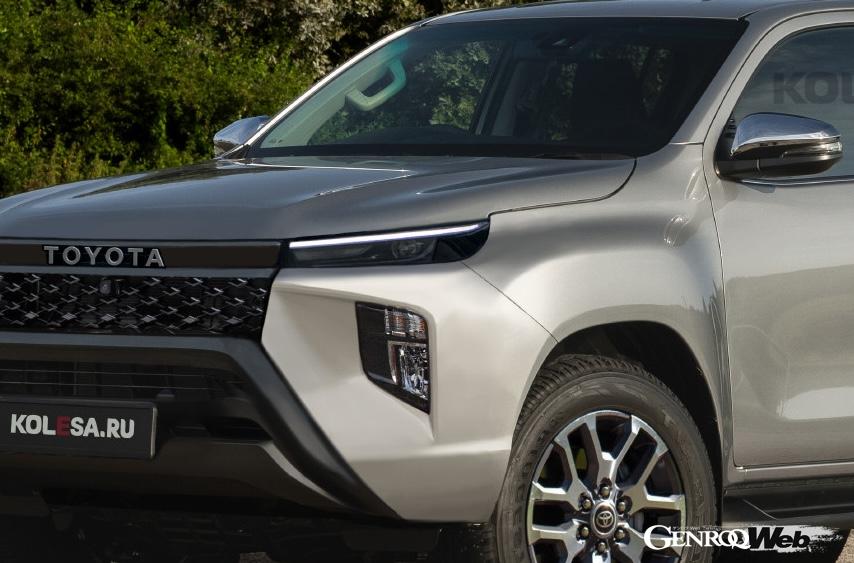 スプリット型のヘッドライトが採用されると予想する。