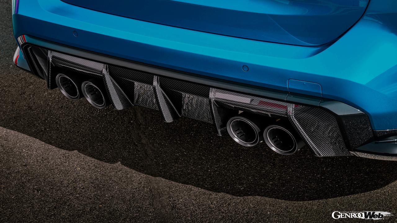 「BMW M3 CS ツーリング」のエアロダイナミクスコンポーネント。