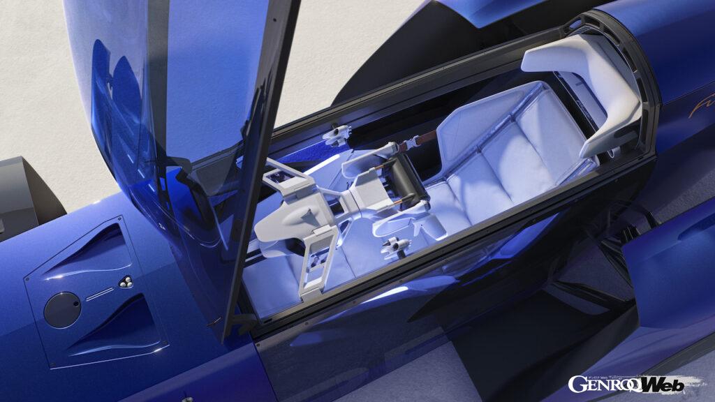 レトロモービルで初公開される、「ルノー フィランテ レコード 2025」のコクピット。