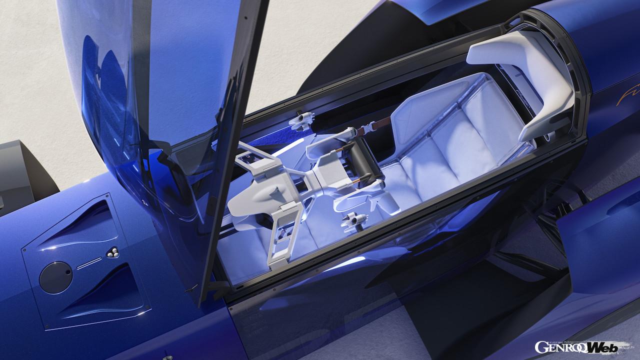 レトロモービルで初公開される、「ルノー フィランテ レコード 2025」のコクピット。