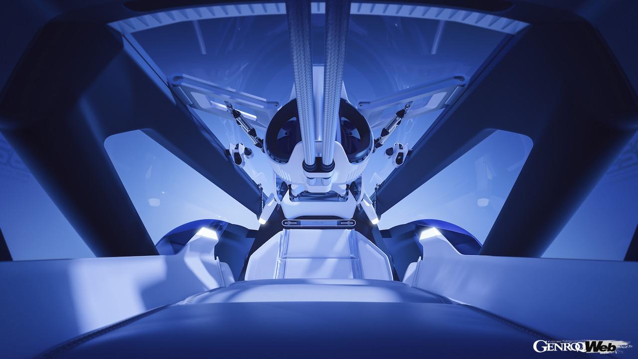 レトロモービルで初公開される、「ルノー フィランテ レコード 2025」のコクピット。