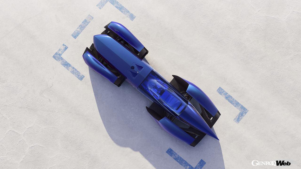 レトロモービルで初公開される、「ルノー フィランテ レコード 2025」のエクステリア。