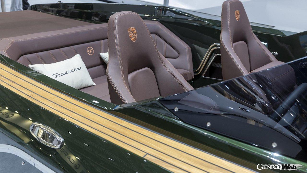 「ボート・デュッセルドルフ 2025」では、クローズドフォアデッキとラグジュアリーなキャビンを備えた「フラウシャー x ポルシェ 850 ファントム」が一般公開され、多くの注目を集めている。