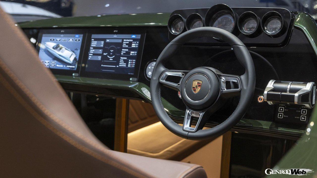 「ボート・デュッセルドルフ 2025」では、クローズドフォアデッキとラグジュアリーなキャビンを備えた「フラウシャー x ポルシェ 850 ファントム」が一般公開され、多くの注目を集めている。