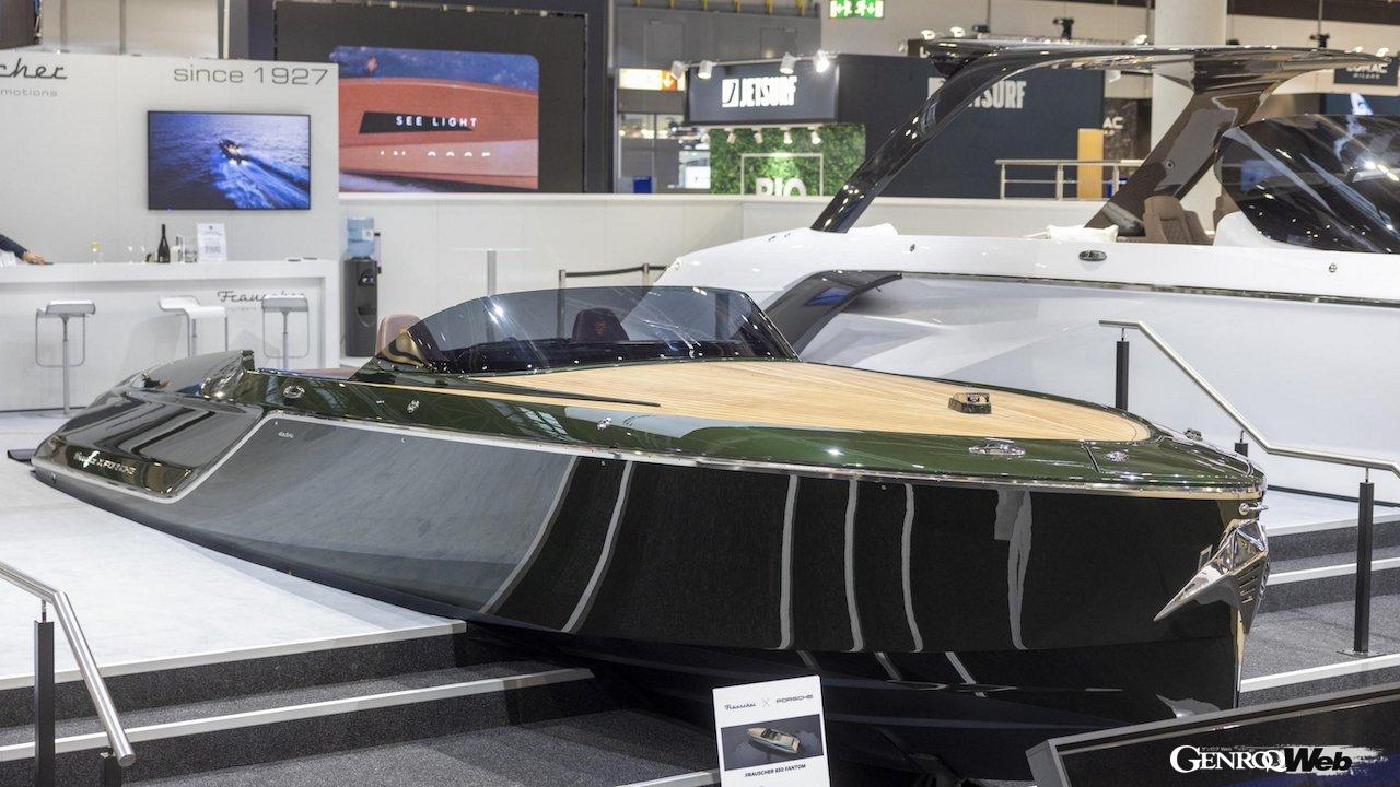 「ボート・デュッセルドルフ 2025」では、クローズドフォアデッキとラグジュアリーなキャビンを備えた「フラウシャー x ポルシェ 850 ファントム」が一般公開され、多くの注目を集めている。