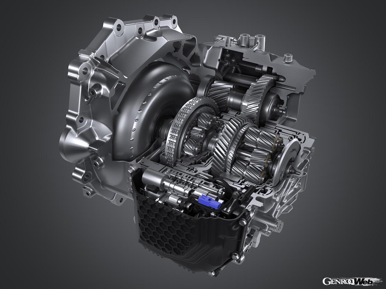 進化型「GRカローラ」に搭載される新開発8速AT「GR-DAT」。