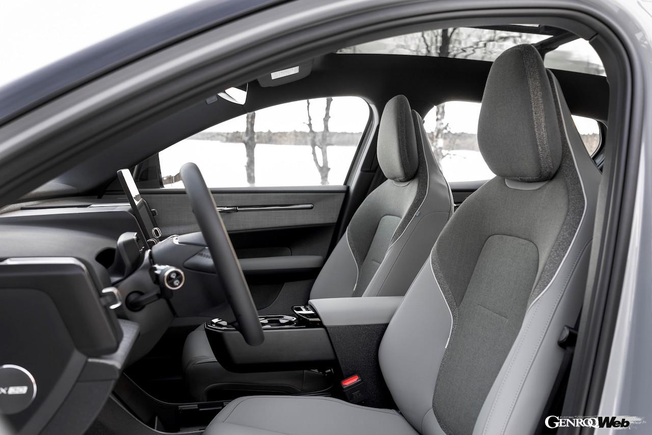 フル電動オフローダー「ボルボ EX30 クロスカントリー」のインテリア。