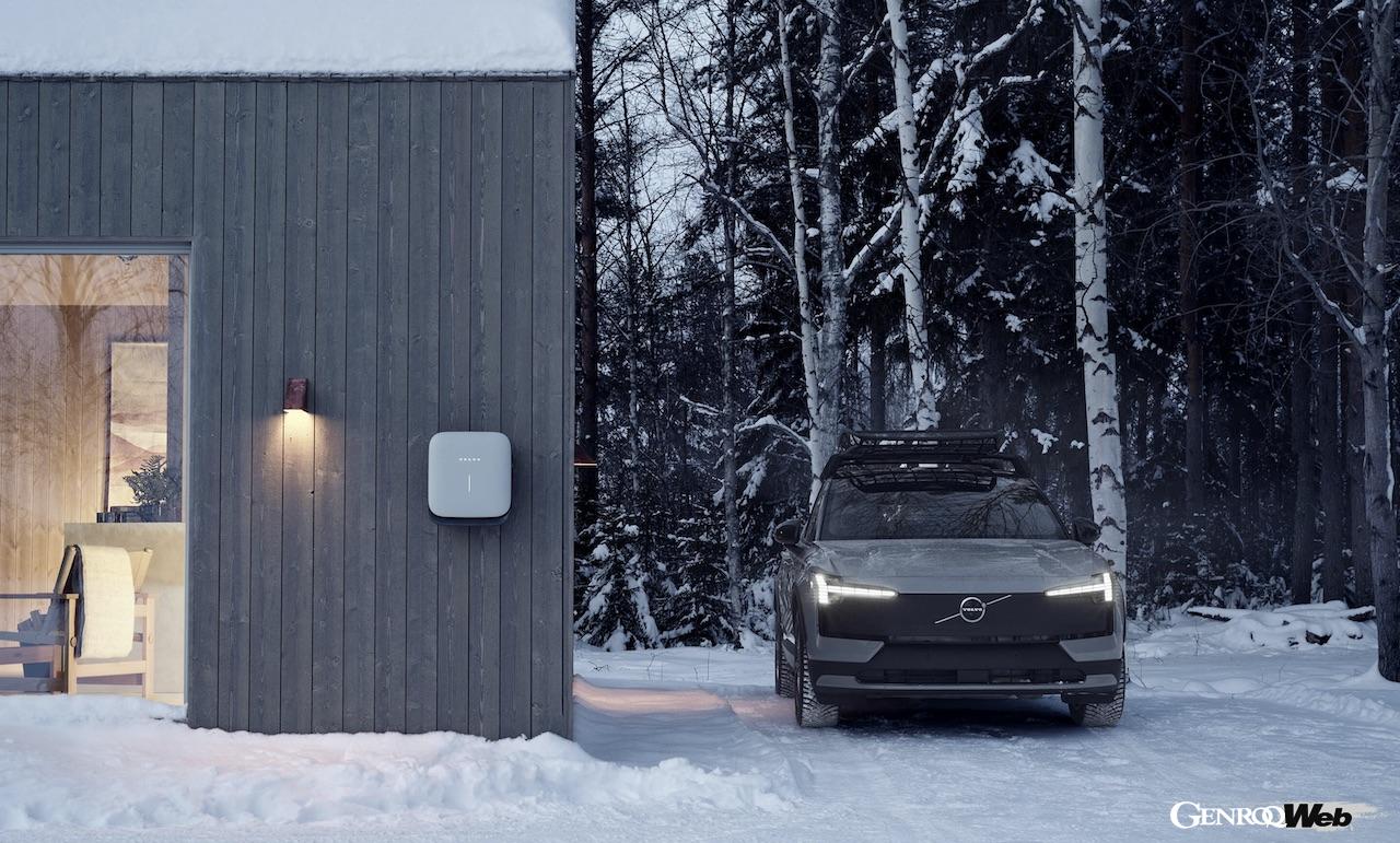 フル電動オフローダー「ボルボ EX30 クロスカントリー」のエクステリア。