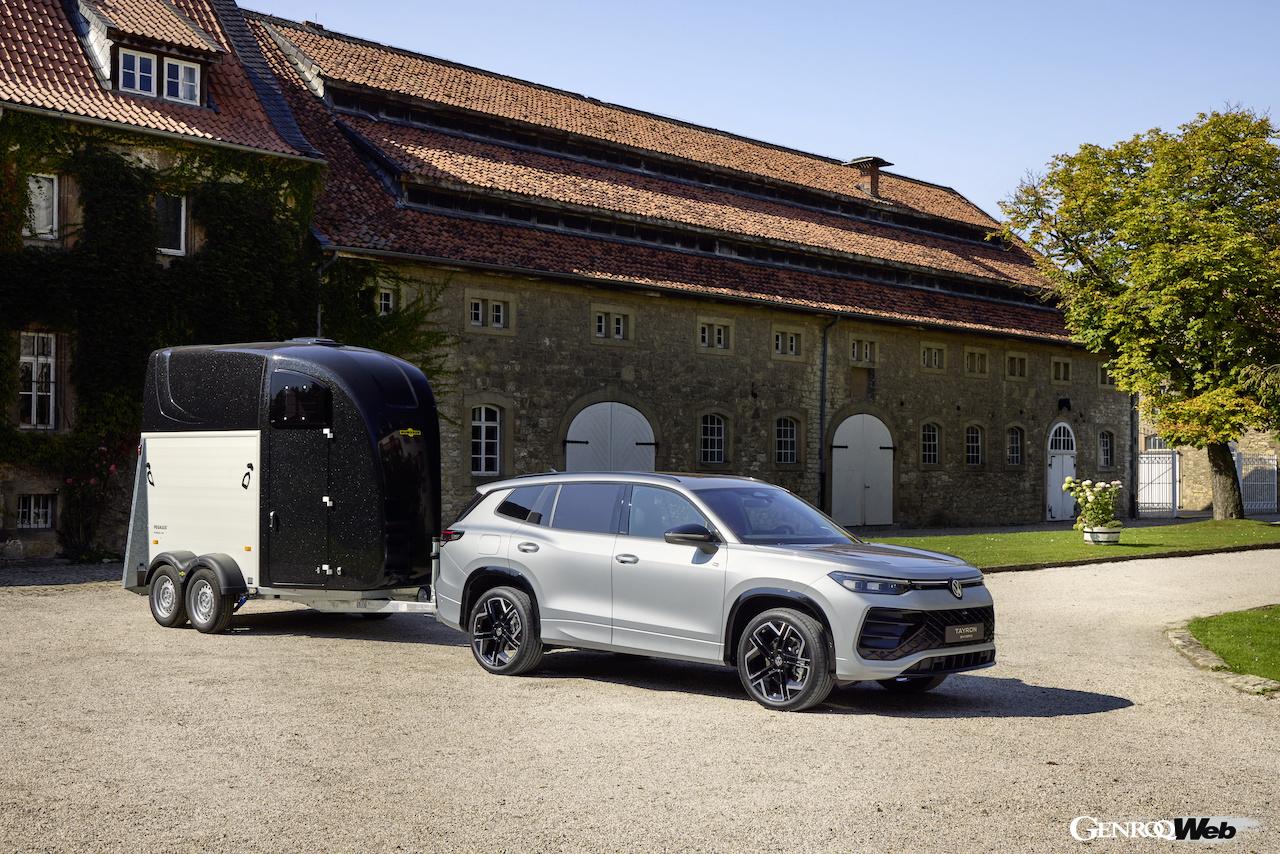 「フォルクスワーゲン タイロン」に、トレーラーの牽引もにも対応する「2.0 TSI 4MOTION」モデルが追加された。