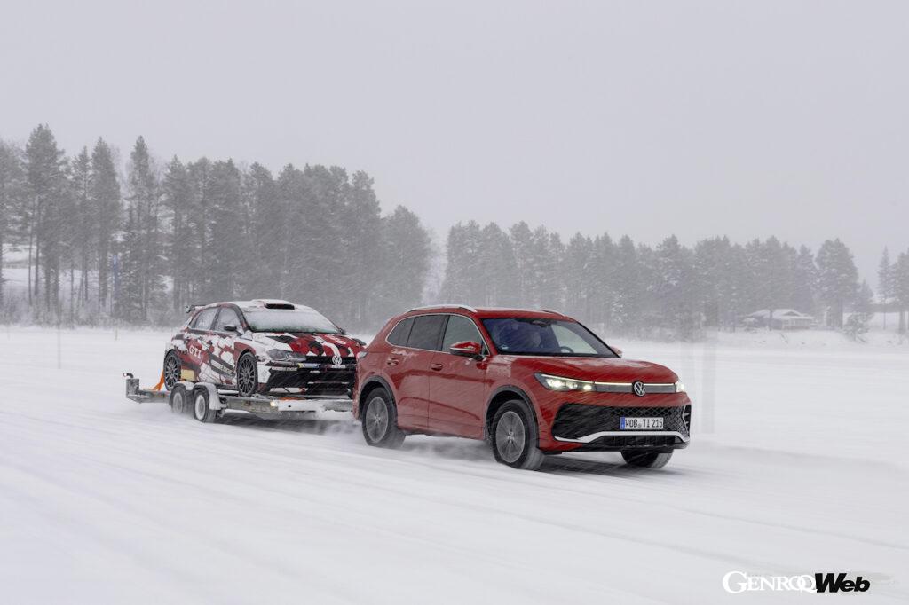 「フォルクスワーゲン ティグアン」に、トレーラーの牽引もにも対応する「2.0 TSI 4MOTION」モデルが追加された。