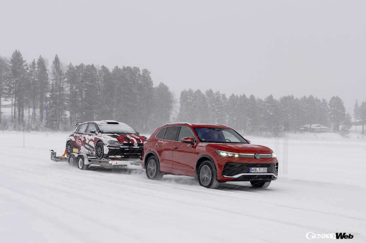 「フォルクスワーゲン ティグアン」に、トレーラーの牽引もにも対応する「2.0 TSI 4MOTION」モデルが追加された。