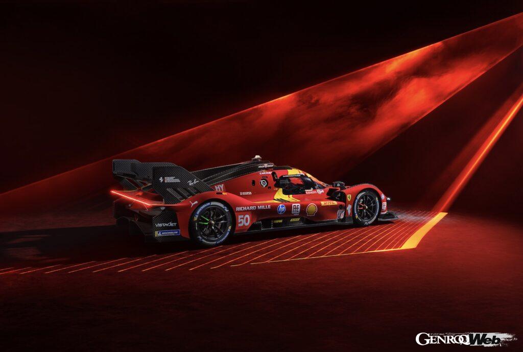 フェラーリは、2025年シーズンのWECに参戦するハイパーカー「499P」のカラーリングを公開した。