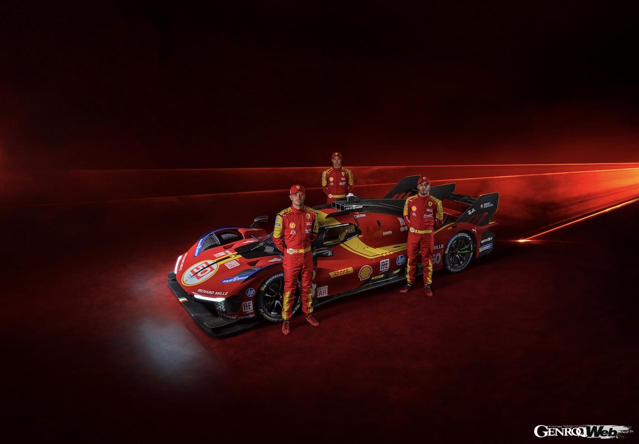 2025年シーズン仕様のフェラーリ499P 50号車。
