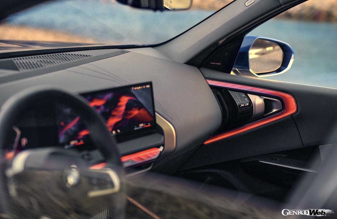 中国市場専用に開発された「BMW X3」ストレッチ仕様のインテリア。