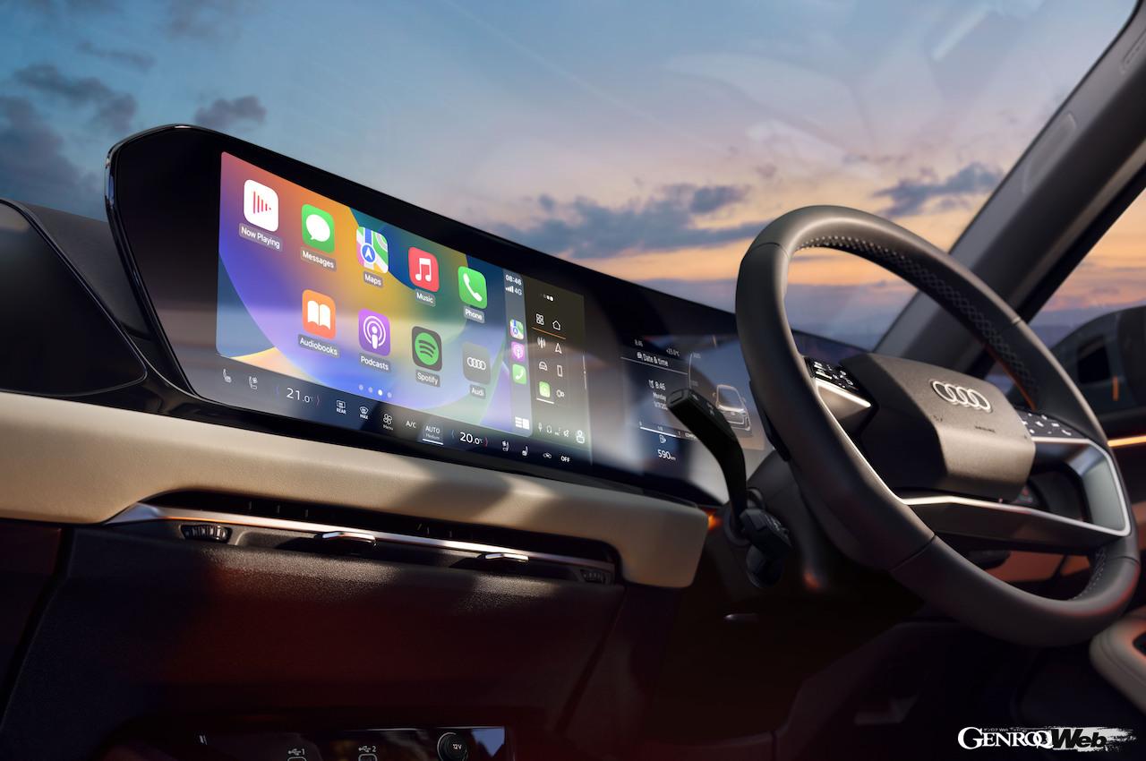 内燃機関搭載ミドルサイズサルーン新型「A5」のインテリア。