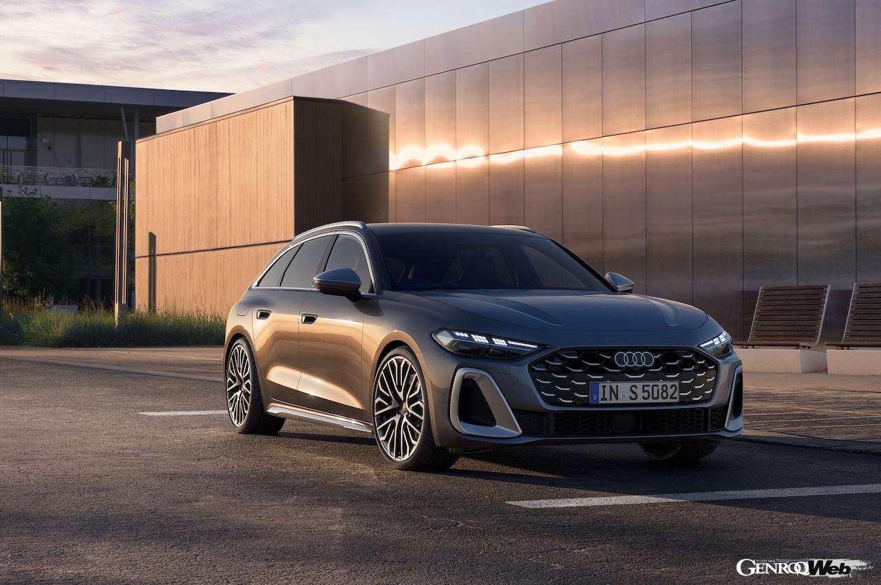 内燃機関搭載ミドルサイズサルーン新型「S5 アバント」のエクステリア。