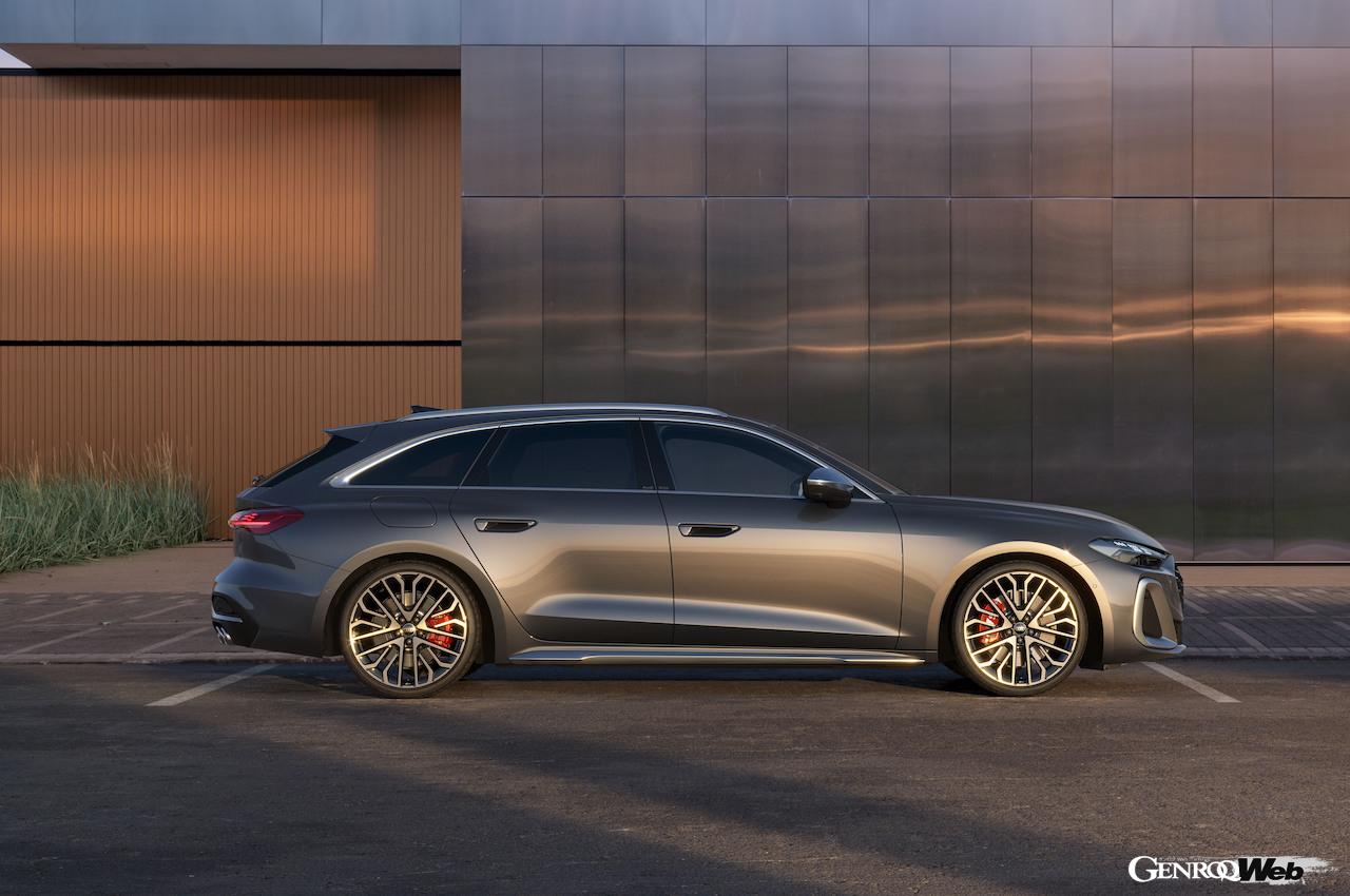 内燃機関搭載ミドルサイズサルーン新型「S5 アバント」のエクステリア。