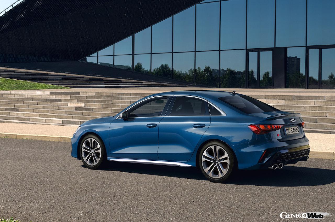 「アウディ S3 セダン」改良新型のエクステリア。