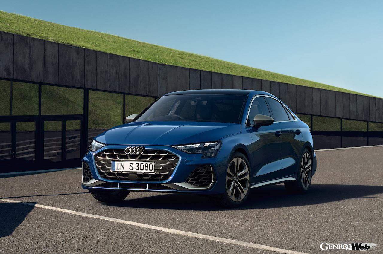 「アウディ S3 セダン」改良新型のエクステリア。