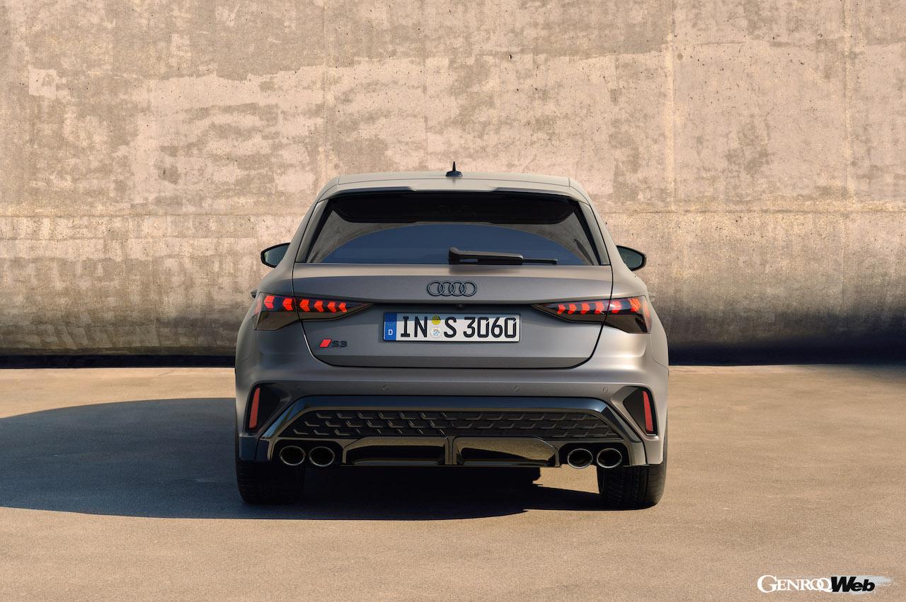 「アウディ S3 スポーツバック」改良新型のエクステリア。