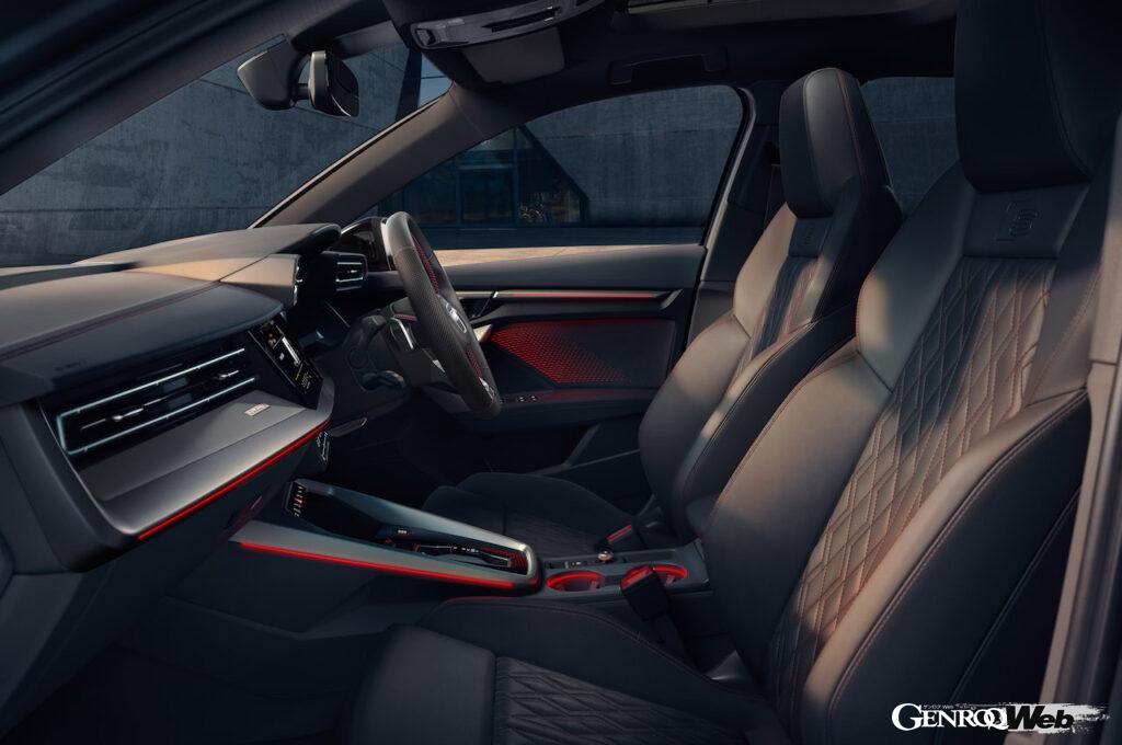 「アウディ S3 スポーツバック」改良新型のインテリア。