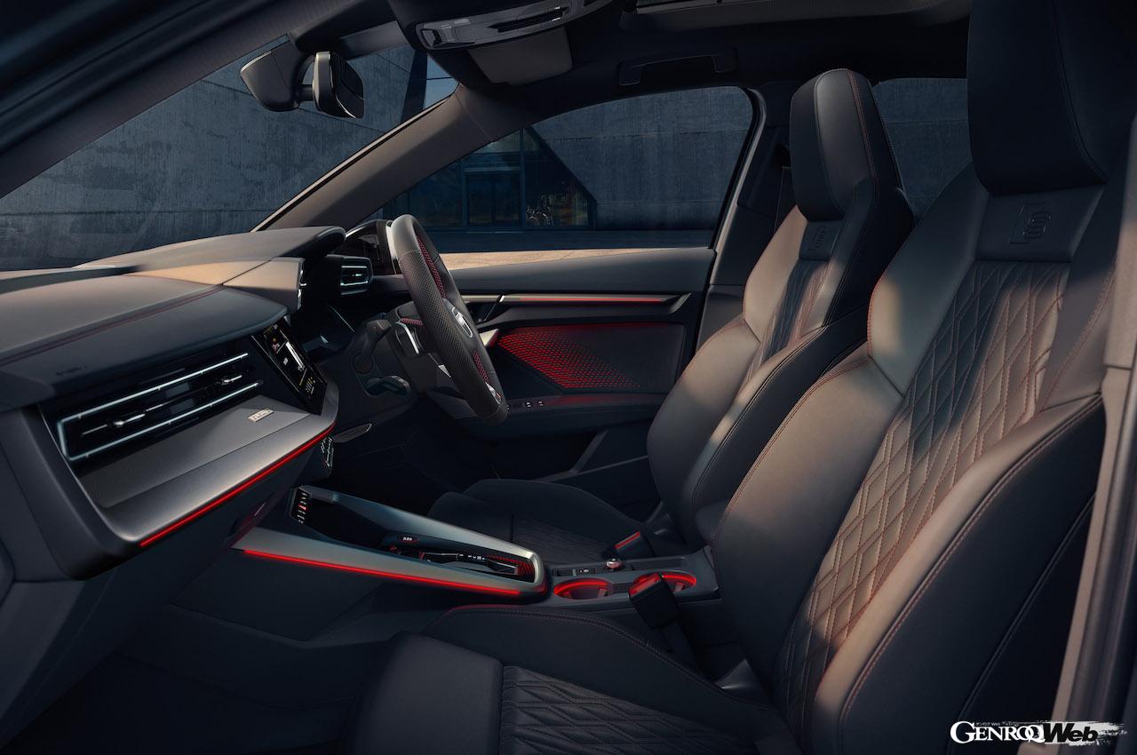 「アウディ S3 スポーツバック」改良新型のインテリア。