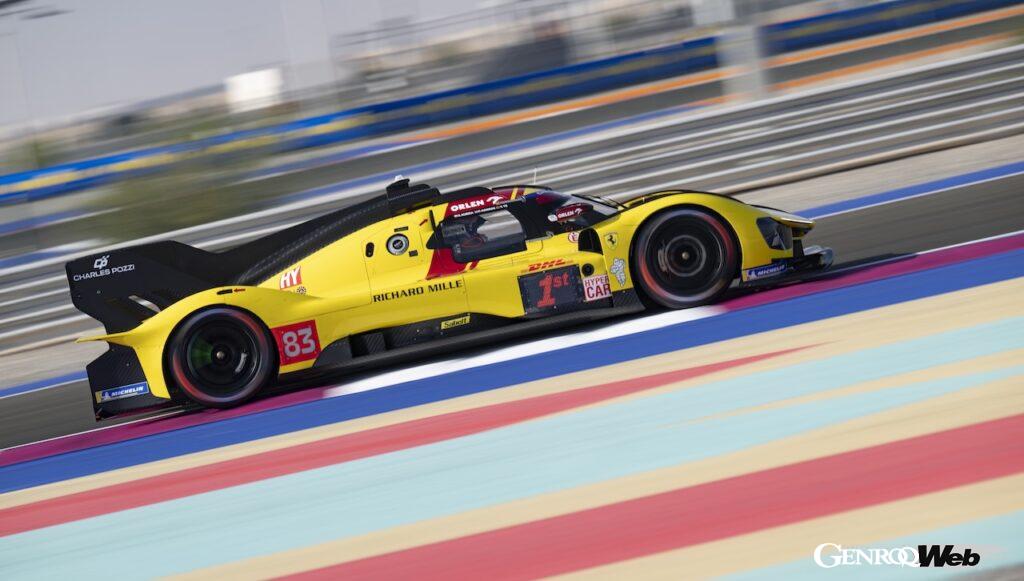 サテライトチームの83号車が、1回目のセッションにおいて1分41秒673を叩き出し、ベストタイムをマークした。