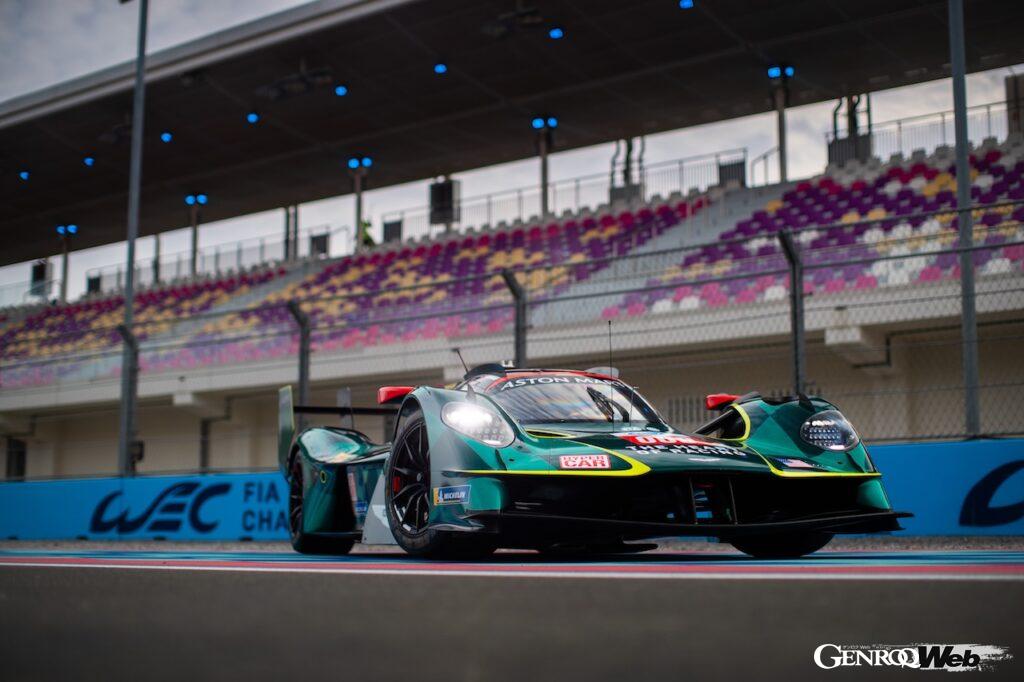 ついにWEC開幕戦「カタール1812kmレース」実戦デビューを迎える、アストンマーティン ヴァルキリー AMR-LMH。