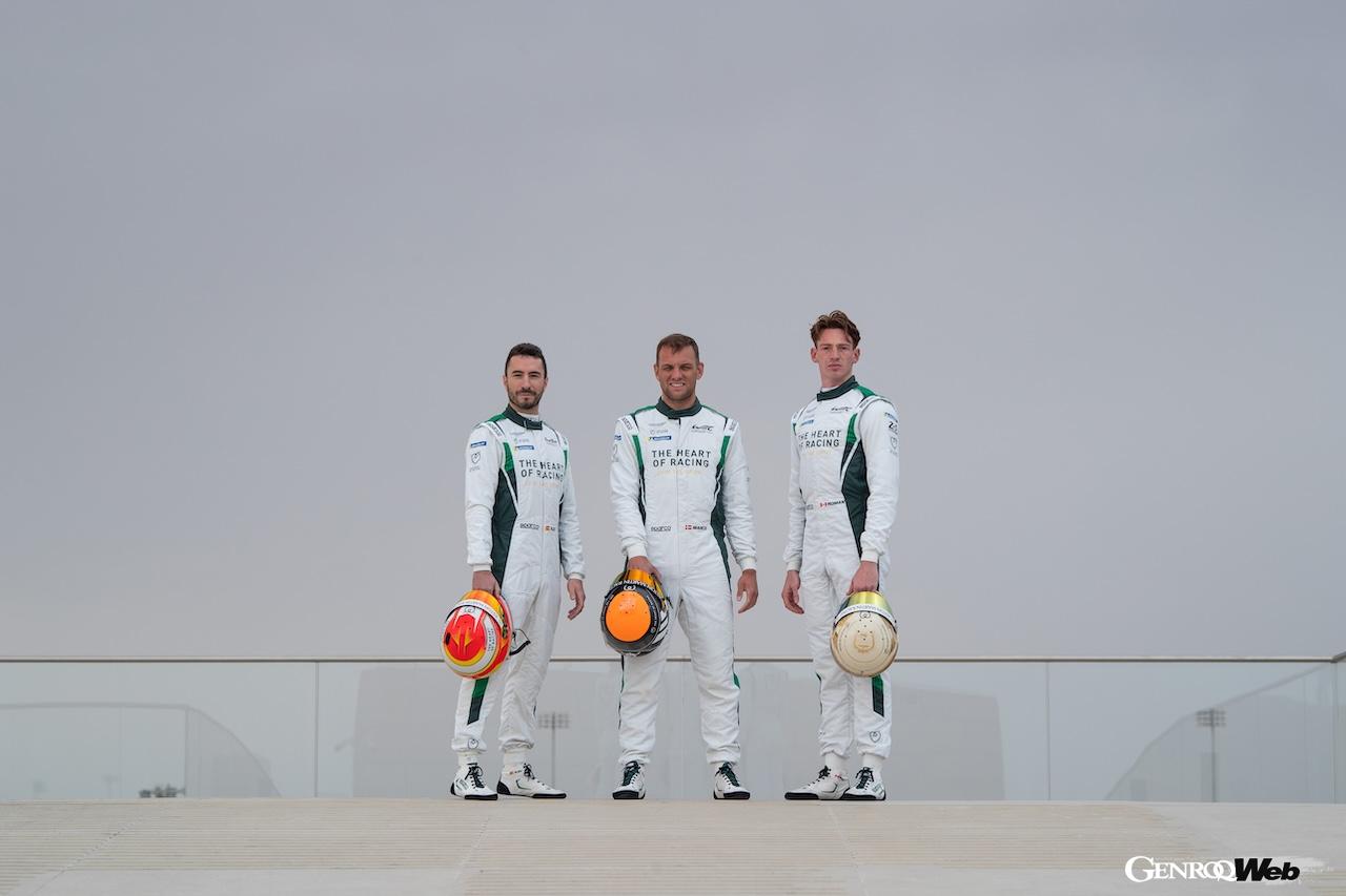 アストンマーティン ヴァルキリー AMR-LMH、009号車のクルー。左からアレックス・リベラス、マルコ・ソーレンセン、ロマン・デ・アンジェリス。