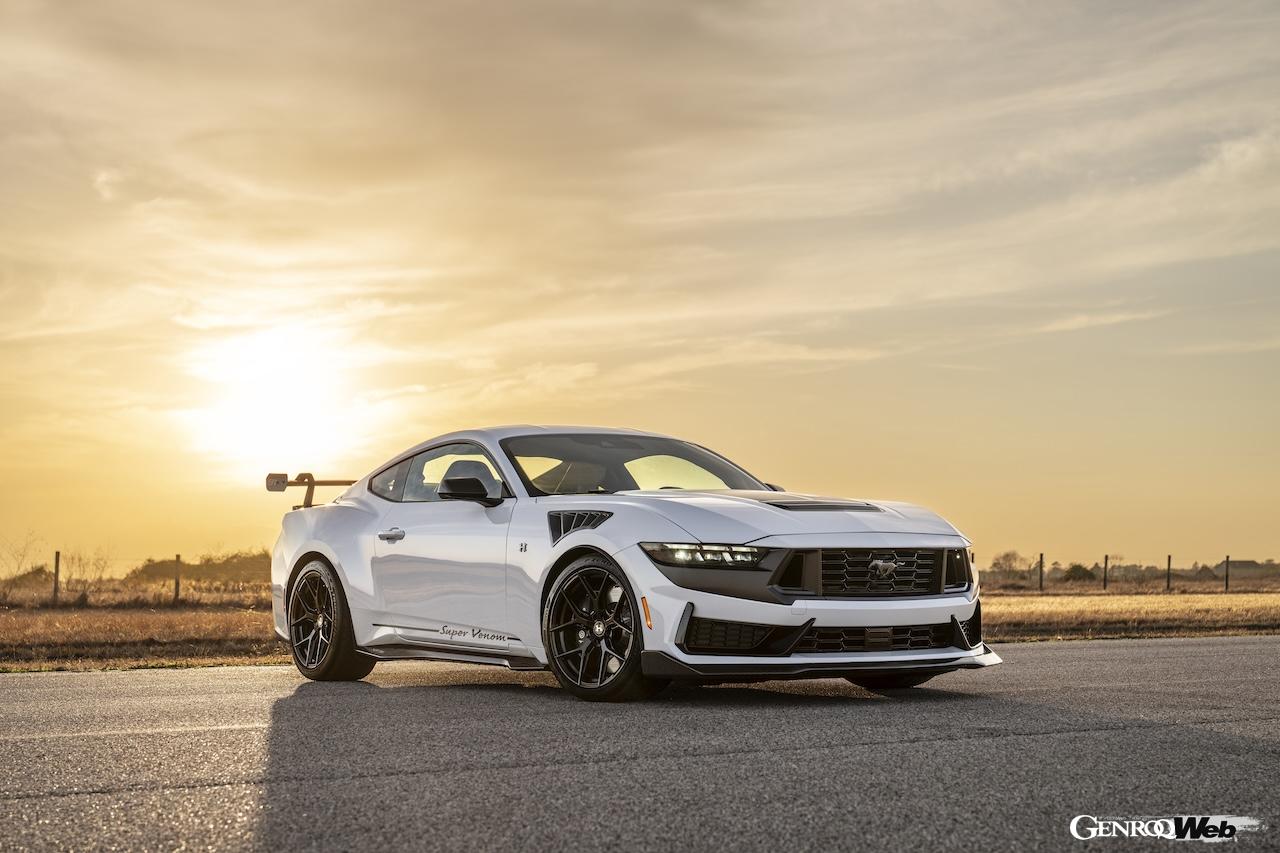 「ヘネシー スーパー ヴェノム マスタング」のエクステリア。