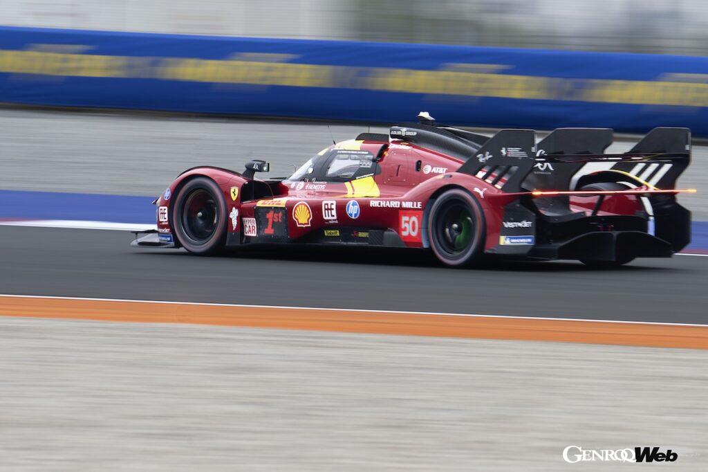 フロントロウ独占を狙ったフェラーリだったが、50号車はBMW 15号車に一歩及ばず、予選3番手。2列目から決勝レースをスタートする。