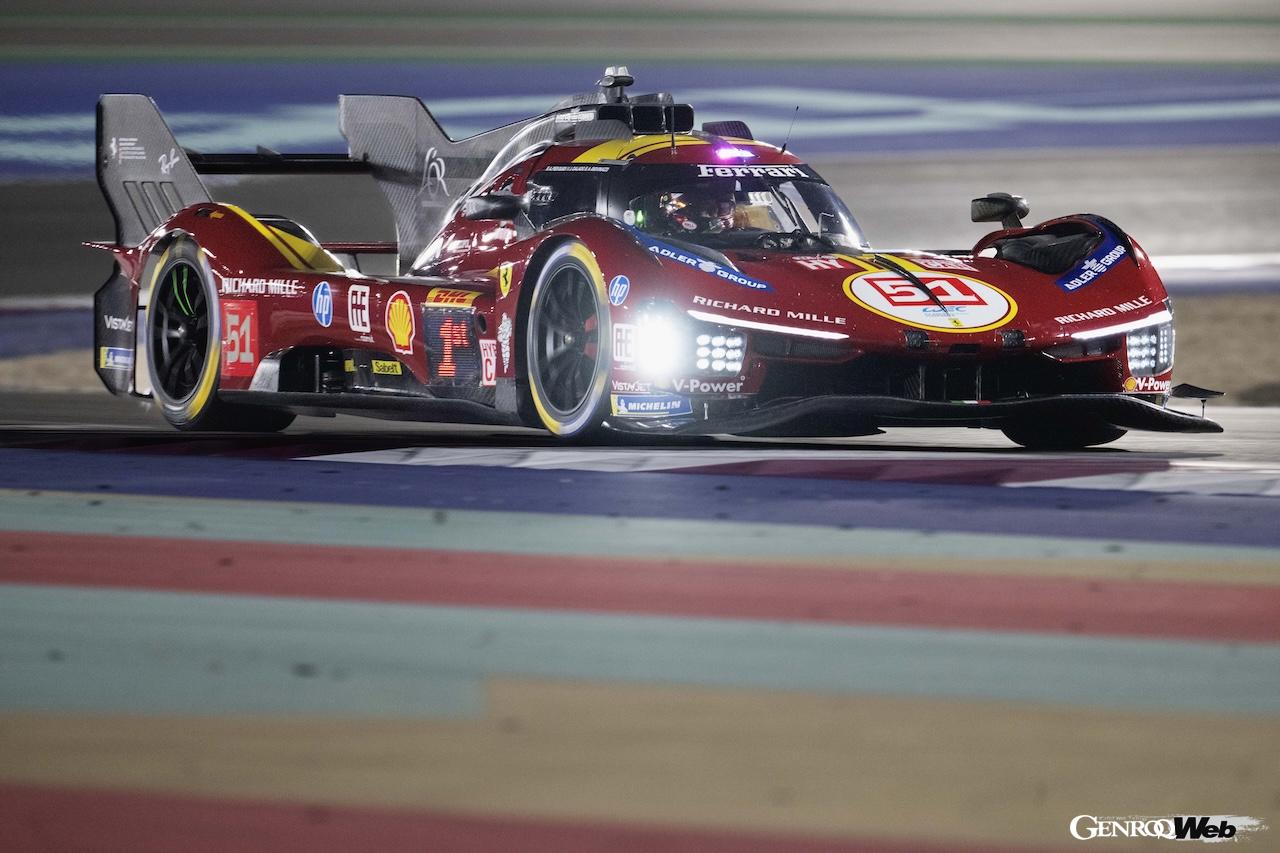 WEC開幕戦カタール1812kmの予選とハイパーポールが行われ、フェラーリ 499P 51号車がポールポジションを獲得した。